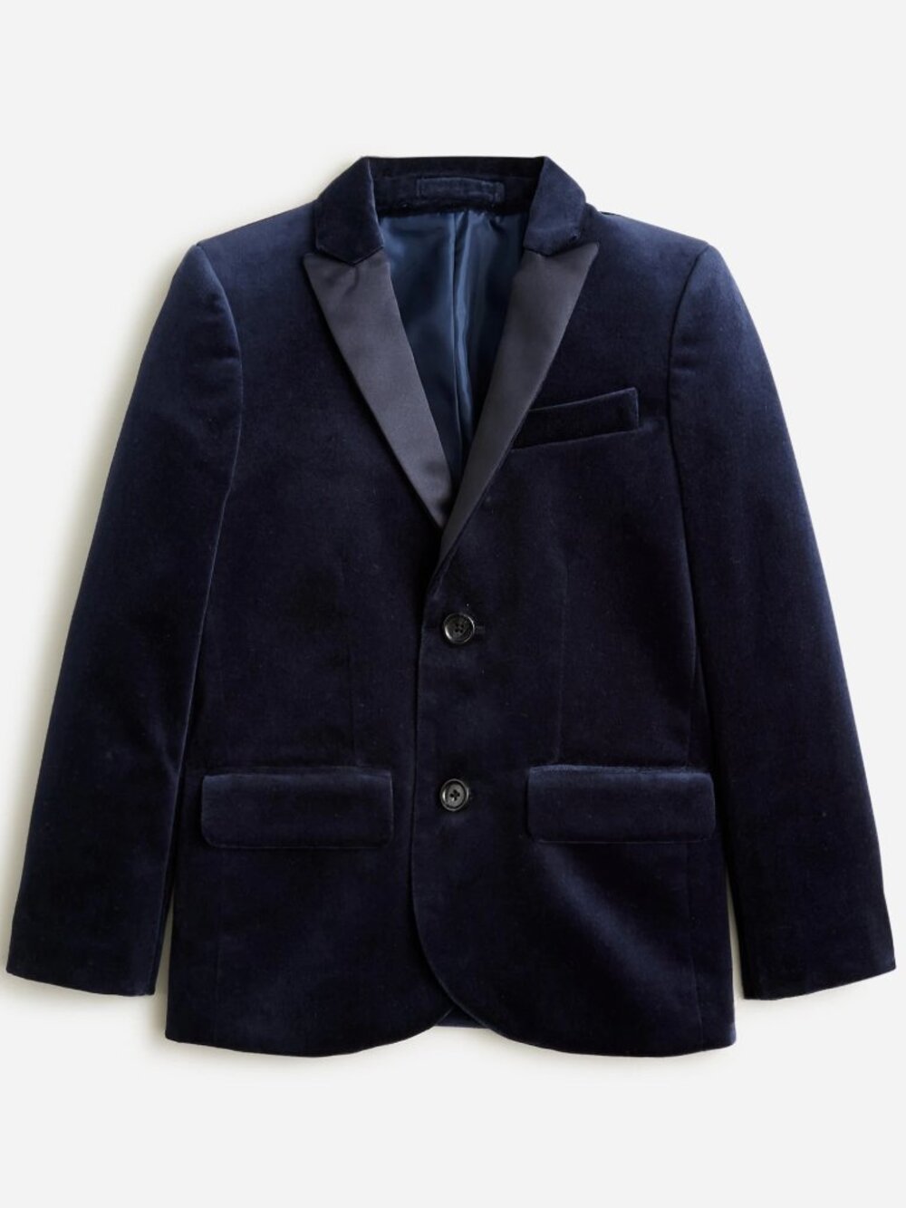CREWCUTS 12 Boys Blue Velvet Party Blazer Ludlow